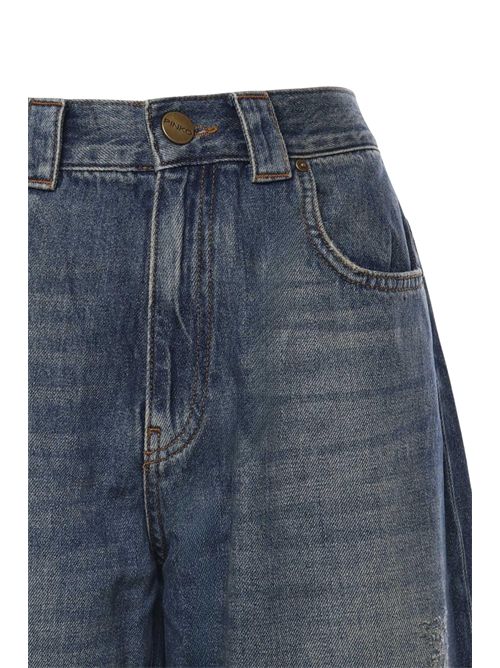 Jeans Eloise Egg in denim lavaggio vintage PINKO | 103180 A2SBPJU